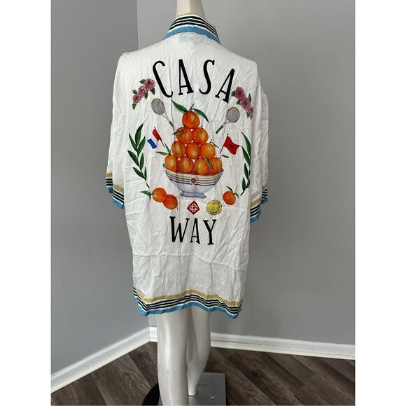 CASABLANCA Silk Short-Sleeve Shirt - Picture 9 of 11